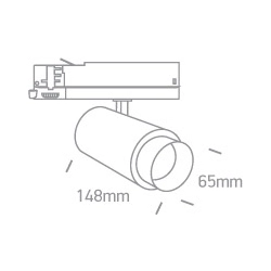 Reflektor The Zoomable Range 65650AT/B/W ONE LIGHT