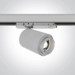 WHITE COB 20W WW TRACK SPOT 20-60deg ADJUSTABLE BEAM 230V 65650BT/W/W ONE LIGHT