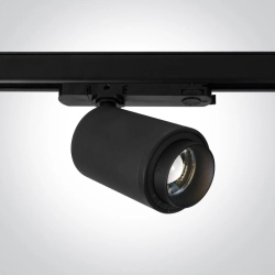 BLACK COB 30W WW TRACK SPOT 20-60deg ADJUSTABLE BEAM 230V 65650CT/B/W ONE LIGHT