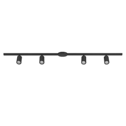 EASYT SET 4 SPOTS system szynowy 192,5 cm czarny 4x spot GU10 901652 EGLO