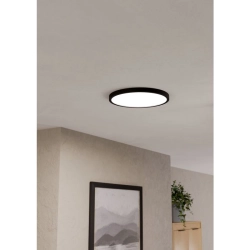 FUEVA 6-Z Plafon LED 17,5W RGB+TW IP44 czarny okrągły / oprawa natynkowa 901725 EGLO