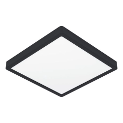 FUEVA 6-Z Plafon LED 17,8W RGB+TW IP44 czarny kwadratowy / oprawa natynkowa 901728 EGLO