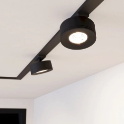 TPLUS WIDE SPOT spot LED do systemu szynowego Track Plus czarny 901684 EGLO
