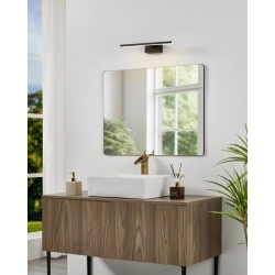 CONETTILLA Kinkiet nad lustro 40 cm czarny oprawa lustrzana 901847 EGLO