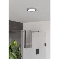 FUEVA 6 Plafon LED 7,5W 2700/4000/6500K IP44 chrom okrągły / oprawa natynkowa 901762 EGLO