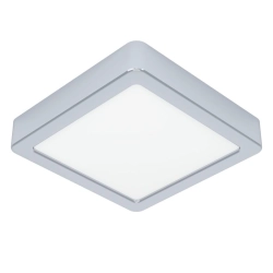 FUEVA 6 Plafon LED 7W 2700/4000/6500K IP44 chrom kwadratowy / oprawa natynkowa 901765 EGLO