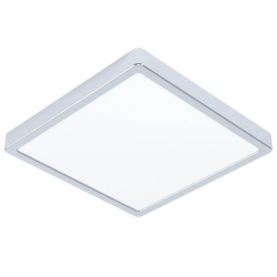 FUEVA 6 Plafon LED 13W 2700/4000/6500K IP44 chrom kwadratowy / oprawa natynkowa 901767 EGLO