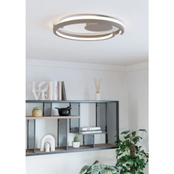 MEZZOMONTE Lampa sufitowa LED CCT / ściemnialna Piaskowa Ø48cm 901823 EGLO