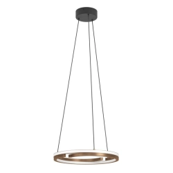 MEZZOMONTE Lampa wisząca LED CCT / ściemnialna Brąz Ø48cm 901826 EGLO