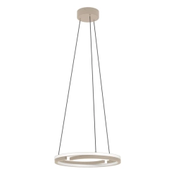 MEZZOMONTE Lampa wisząca LED CCT / ściemnialna Piaskowa Ø48cm 901824 EGLO