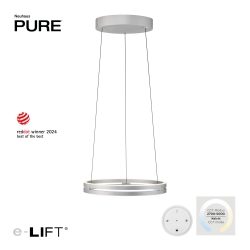 Lampa wisząca Pure E-loop Aluminium 2550-95 Paul Neuhaus - zdjęcie produktu