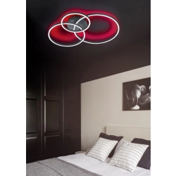 kinkiecik.pl Lampa sufitowa LED czarna WINONA 670810632 TRIO
