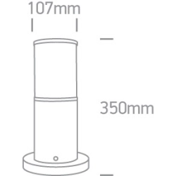 Lampa stojąca The E27 Tube Lights Die cast 67100/BR ONE LIGHT