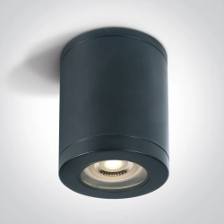 The GU10 Outdoor Cylinder Lights ABS+PC IP65 67142B/B ONE LIGHT