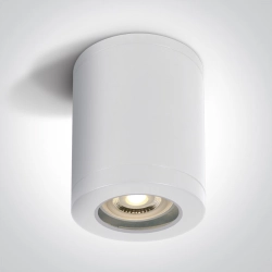 The GU10 Outdoor Cylinder Lights ABS+PC IP65 67142B/W ONE LIGHT