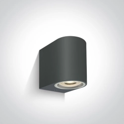 The GU10 Outdoor Cylinder Lights ABS+PC IP65 67142F/AN ONE LIGHT