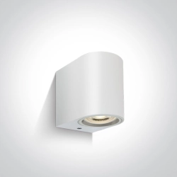 The GU10 Outdoor Cylinder Lights ABS+PC IP65 67142F/W ONE LIGHT