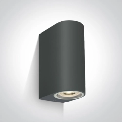 The GU10 Outdoor Cylinder Lights ABS+PC IP65 67142G/AN ONE LIGHT