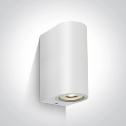 The GU10 Outdoor Cylinder Lights ABS+PC IP65 67142G/W ONE LIGHT