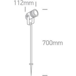Reflektor GU10 Garden Spots IP65 67198AG/AN ONE LIGHT