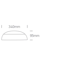 WHITE EMERGENCY 3Hrs PLAFON 15W CCTV IP65 230V 67218E/W/V ONE LIGHT