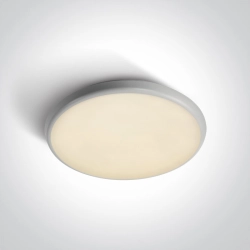 WHITE PLAFON 25W CCTV IP54 230V 67370/W/V 35cm ONE LIGHT