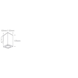 kinkiecik.pl The GU10 Outdoor Cubes Die cast 67426B/W ONE LIGHT