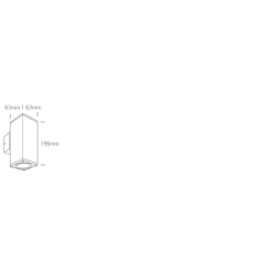 kinkiecik.pl The GU10 Outdoor Cubes Die cast 67426C/BR ONE LIGHT