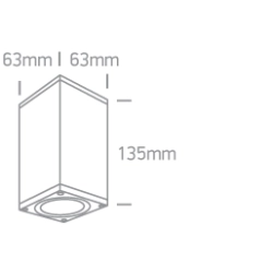 kinkiecik.pl The GU10 Outdoor Cubes Die cast 67426D/W ONE LIGHT