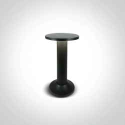 kinkiecik.pl Belia 67490/B/W czarny słupek ogrodowy LED 3000K IP54 30cm 6,5W 230V; zasilacz 300mA w zestawie ONE LIGHT