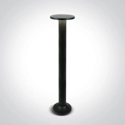 kinkiecik.pl Belia 67490A/B/W czarny słupek ogrodowy LED 3000K IP54 80cm 6,5W 230V; zasilacz 300mA w zestawie ONE LIGHT