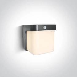 kinkiecik.pl Ampelia 67492P/AN/W zewnętrzny kinkiet LED 3000K IP54 12W z czujnikiem ruchu; nieściemnialny zasilacz LED w