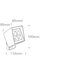 Reflektor The Garden Square Spots IP65 67514/AN/W ONE LIGHT