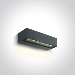 67526A1/AN/W ANTHRACITE WALL 8W WW IP65 230V One Light