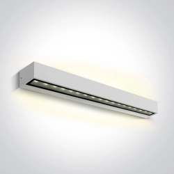 67526B3/W/W WHITE WALL 2x13W WW IP65 230V One Light