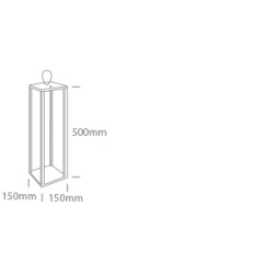 Lampa stołowa przenośna Decorative 67530B/W IP65 One Light