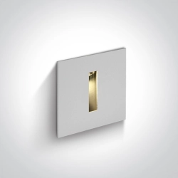 Oświetlenie schodowe Indoor/Outdoor Decorative Wall Recessed Aluminium 68004/W/W ONE LIGHT