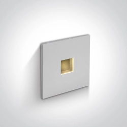 Oświetlenie schodowe Indoor/Outdoor Decorative Wall Recessed Aluminium 68004A/W/W ONE LIGHT
