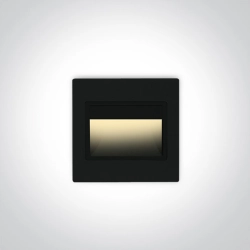 Oświetlenie schodowe Indoor Square Wall Recessed 68007/B/W ONE LIGHT