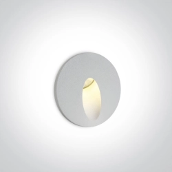Oświetlenie schodowe Indoor/Outdoor Dark Light Wall Recessed 68030/W/W IP54 ONE LIGHT