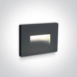 Oprawa wpuszczana Outdoor Dark Light Wall Recessed Die cast 68064/AN/W IP65 ONE LIGHT