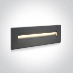 Oprawa wpuszczana Outdoor Dark Light Wall Recessed Die cast 68066/AN/W IP65 ONE LIGHT