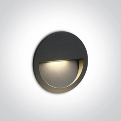 Oprawa wpuszczana Outdoor Dark Light Wall Recessed Die cast 68068/AN/W IP65 ONE LIGHT
