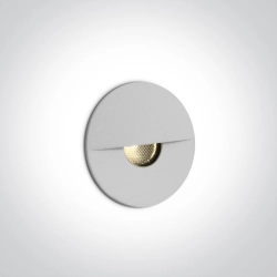 Oświetlenie schodowe Indoor/Outdoor Decorative Wall Recessed Aluminium 68070/W/W ONE LIGHT