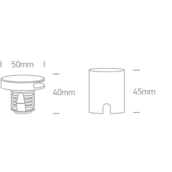 Oświetlenie schodowe Dark Light Step Series Aluminium 68074/B/W IP65 ONE LIGHT