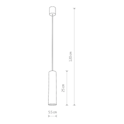 Lampa wisząca EYE BLACK M 6840 Nowodvorski - zdjęcie dodatkowe 1