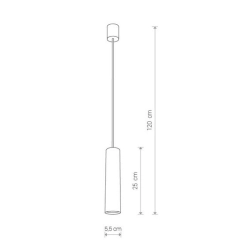 Lampa wisząca EYE BRASS I ZWIS M 8914 Nowodvorski - zdjęcie dodatkowe 1