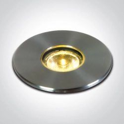 SS316 INGROUND LED 2W WW 30deg 230v IP67 69028A/W ONE LIGHT