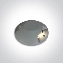 kinkiecik.pl Mauri 69058B/G/W szary zewnętrzny wpust COB LED 3000K IP67 2X6W 100-240V; nieściemnialny zasilacz LED w zes