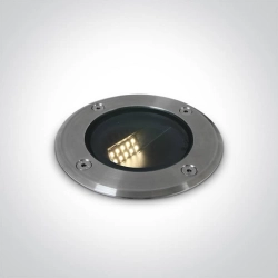 kinkiecik.pl Gafeli 69062/W zewnętrzny wpust ze stali nierdzewnej COB LED 3000K IP67 8W 230V; nieściemnialny zasilacz LE